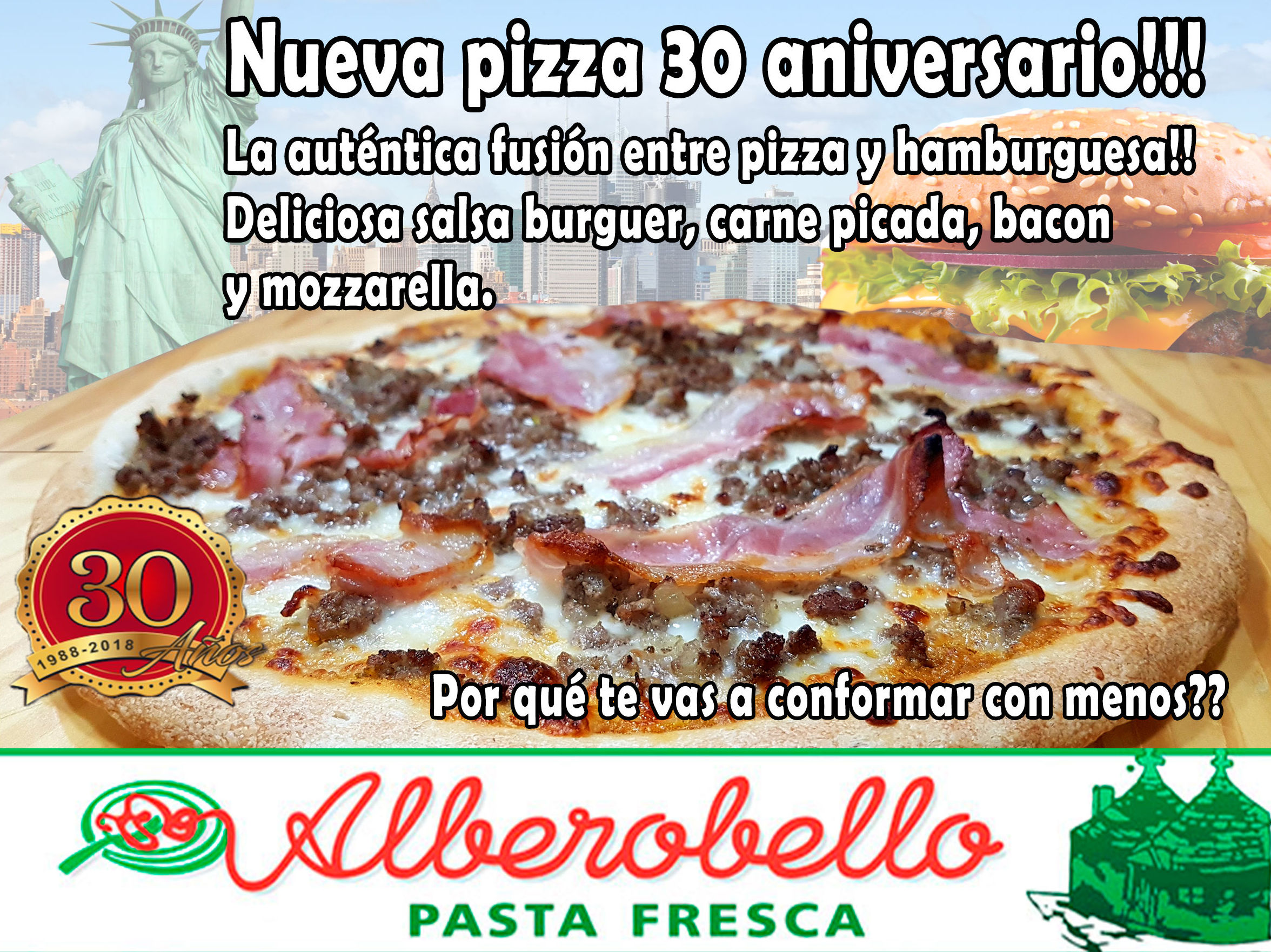 Pizza 30 aniversario Pizza 30 aniversario