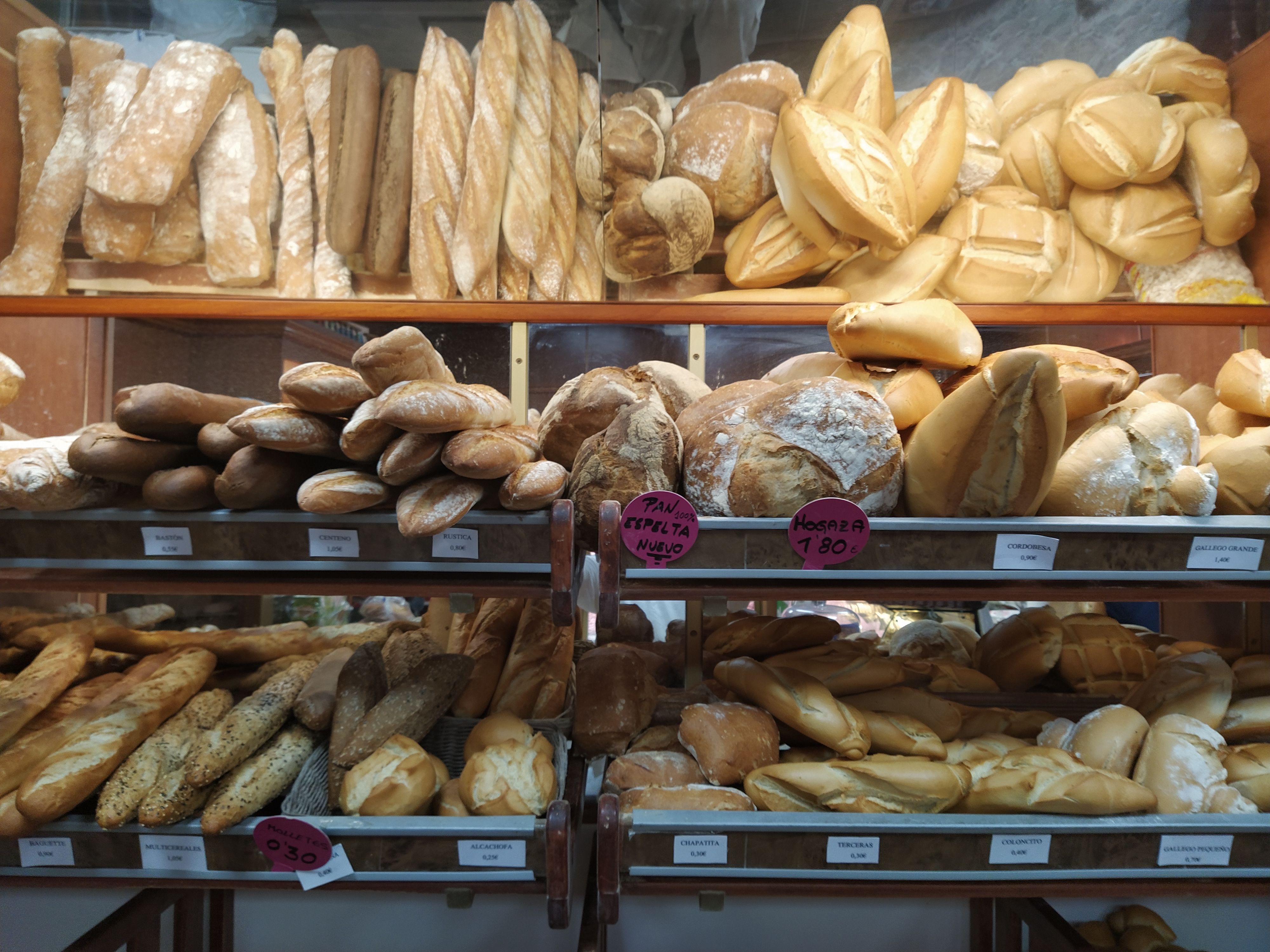 Gran variedad de panes en Rivas-Vaciamadrid