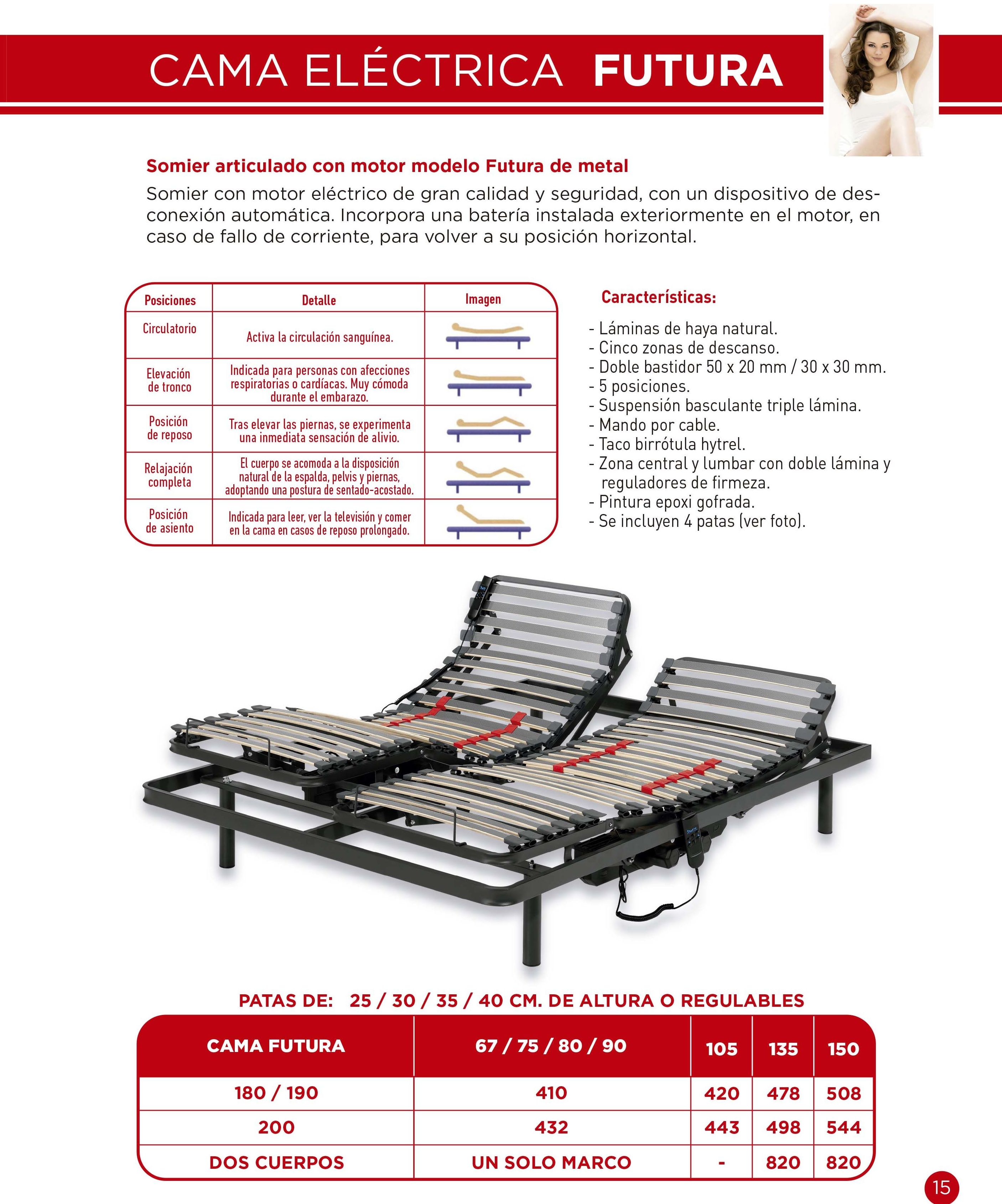 Cama Eléctrica Futura Cama Eléctrica Futura