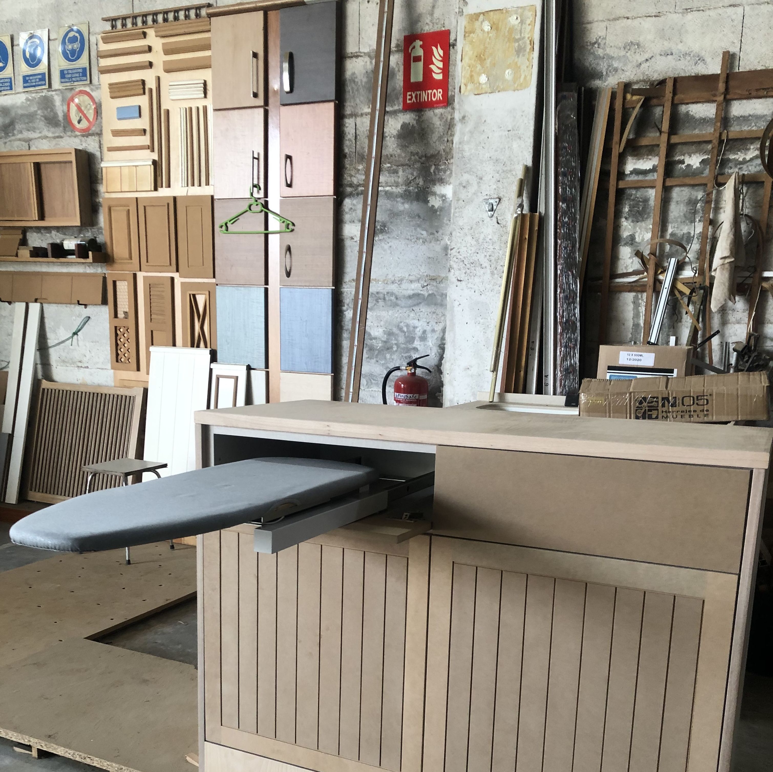 Mueble plancha sin barnizar