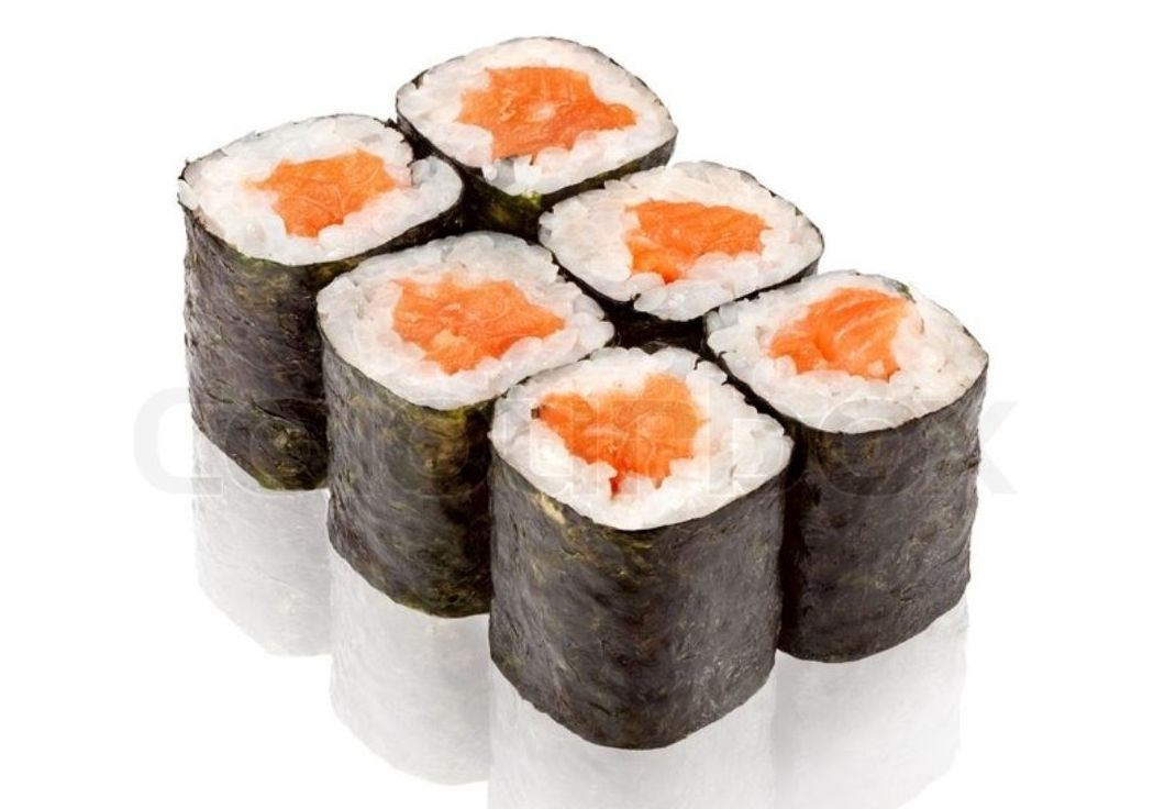 107.MAKI DE SALMON 6 Piezas: Carta y menús de Yoshino 107.MAKI DE SALMON 6 Piezas: Carta y menús de Yoshino