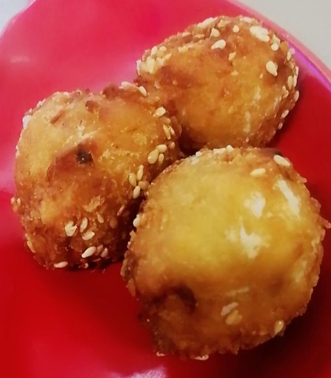 43.CROQUETAS JAPONESAS 3 Piezas: Carta y menús de Yoshino 43.CROQUETAS JAPONESAS 3 Piezas: Carta y menús de Yoshino