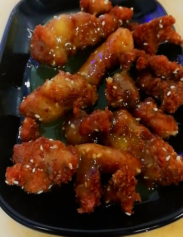 54.POLLO REBOZADO CON SALSA DE NARANJA: Carta y menús de Yoshino 54.POLLO REBOZADO CON SALSA DE NARANJA: Carta y menús de Yoshino