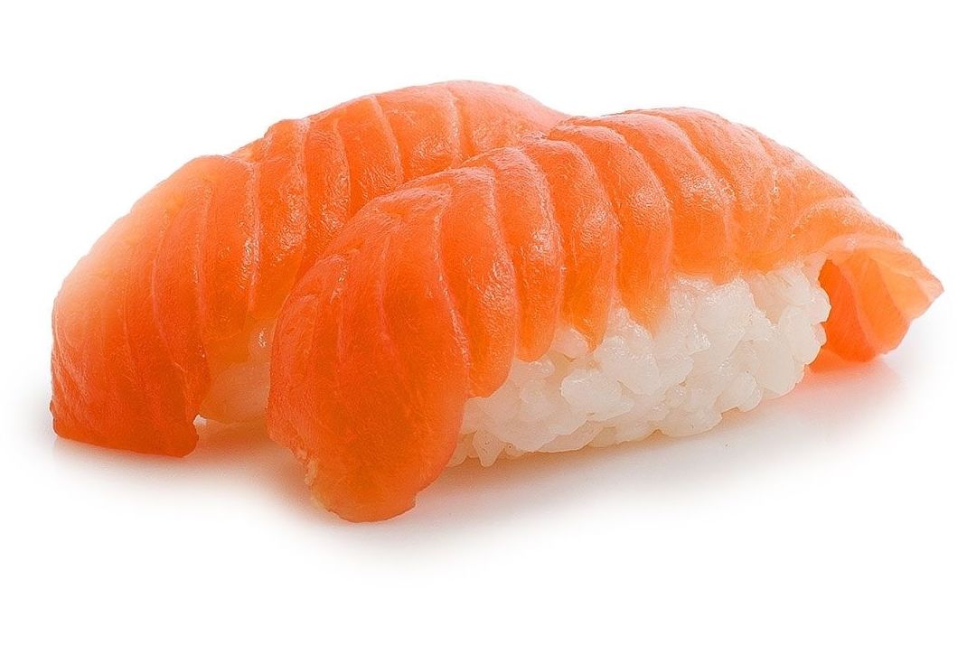 103.Nigiri de salmón 5 Piezas: Carta y menús de Yoshino 103.Nigiri de salmón 5 Piezas: Carta y menús de Yoshino