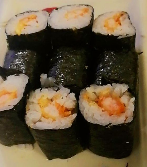 116.MAKI DE GAMBAS REBOZADAS 6 Piezas: Carta y menús de Yoshino 116.MAKI DE GAMBAS REBOZADAS 6 Piezas: Carta y menús de Yoshino