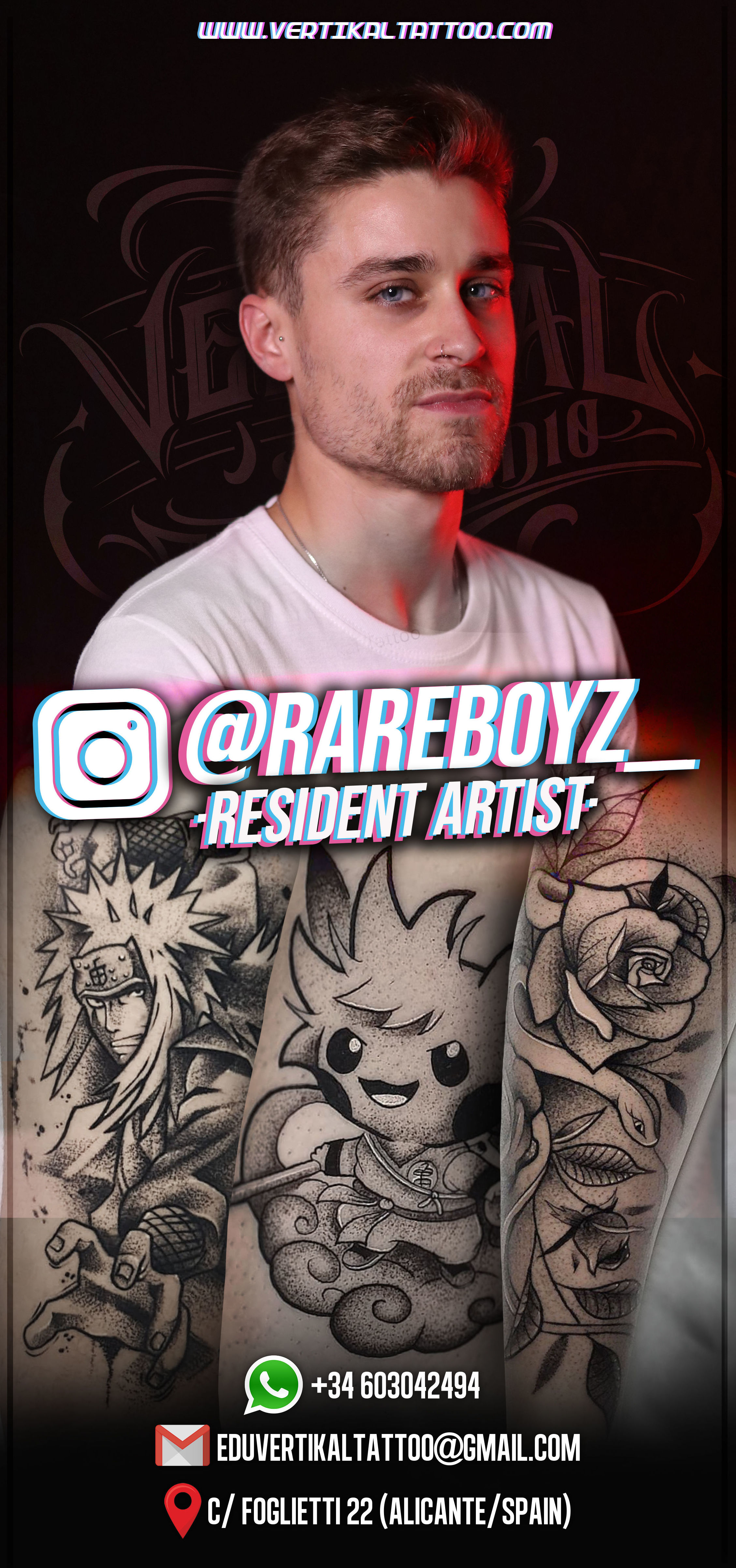 Tatuadores residentes : Servicios de Vertikal Tattoo Studio Tatuadores residentes : Servicios de Vertikal Tattoo Studio