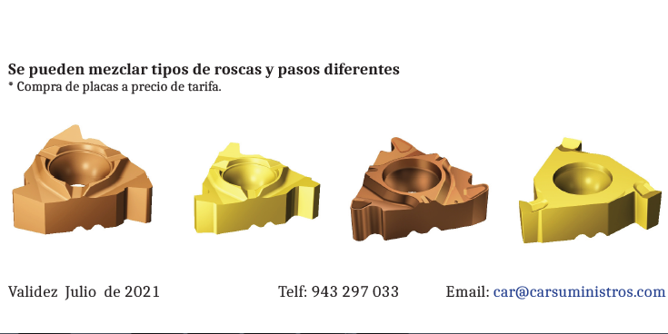 En JULIO con placas de roscar regalamos porta-htas Sandvik Coromant: Productos de Car Suministros Industriales En JULIO con placas de roscar regalamos porta-htas Sandvik Coromant: Productos de Car Suministros Industriales
