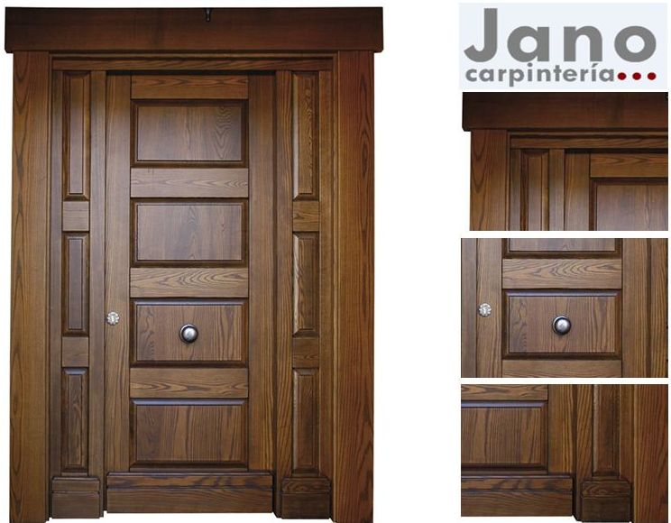 MOd. 2016 Puerta de entrada maciza clasica madera noble MOd. 2016 Puerta de entrada maciza clasica madera noble