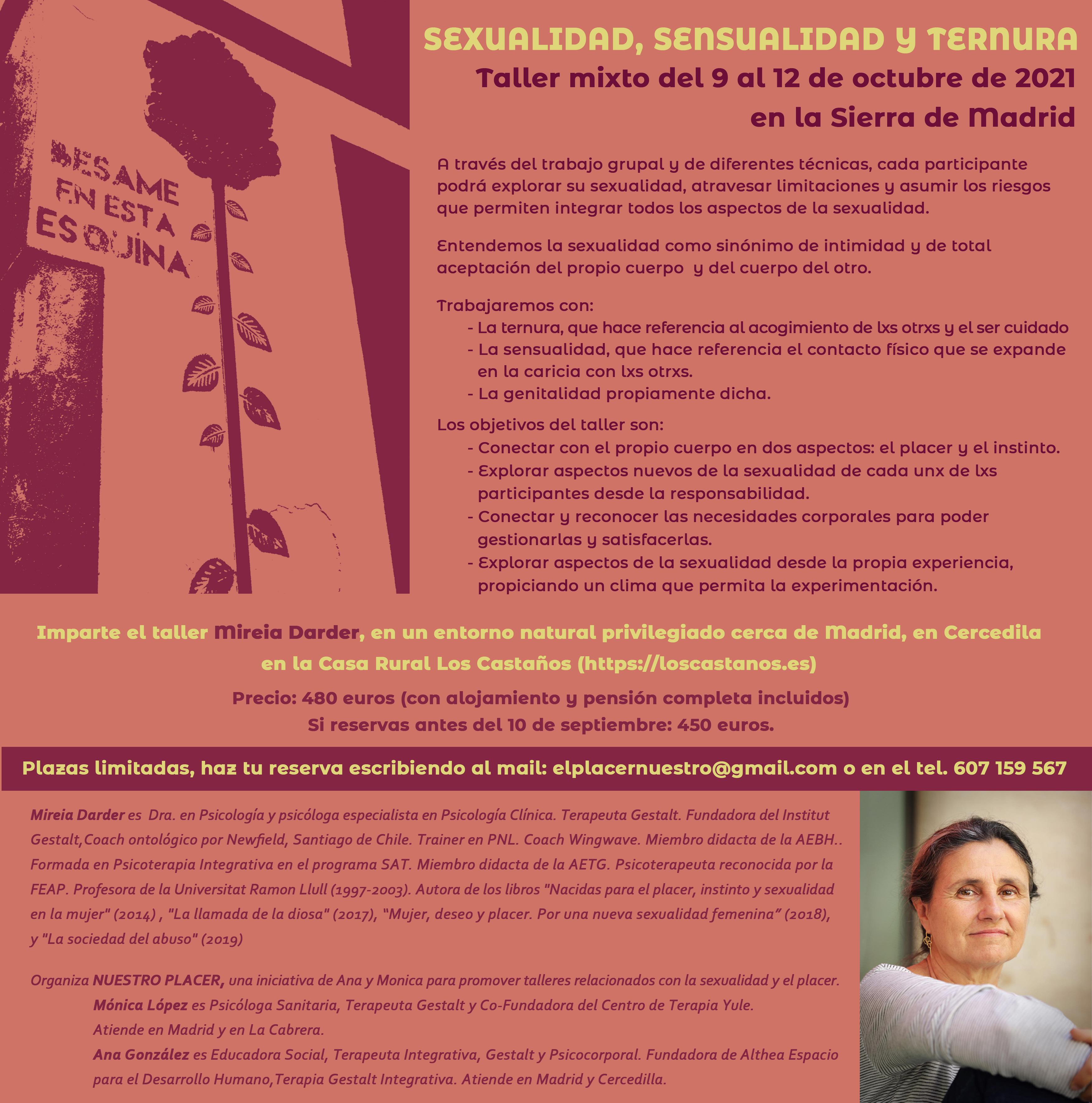 Mireia Darder. Sexualidad Madrid Octubre 2021 Mireia Darder. Sexualidad Madrid Octubre 2021