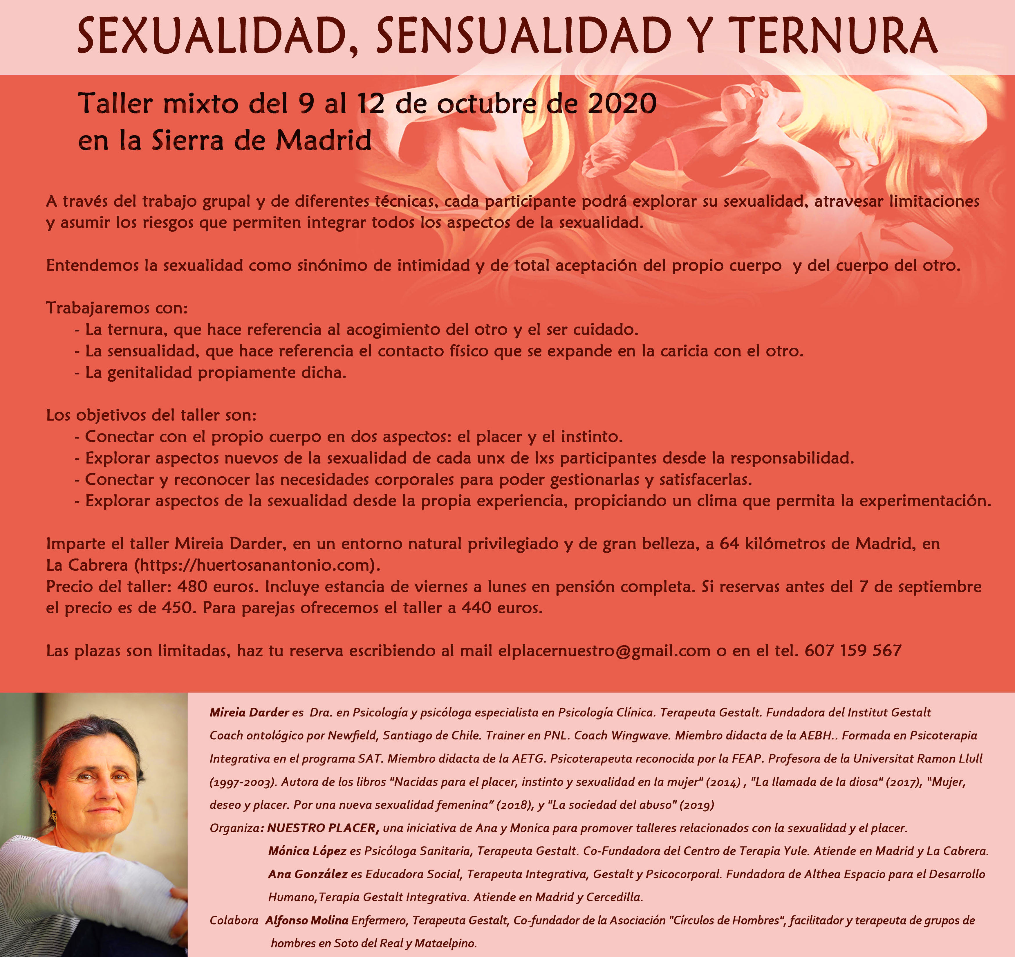 Sexualidad, sensualidad y ternura con Mireia Darder Sexualidad, sensualidad y ternura con Mireia Darder