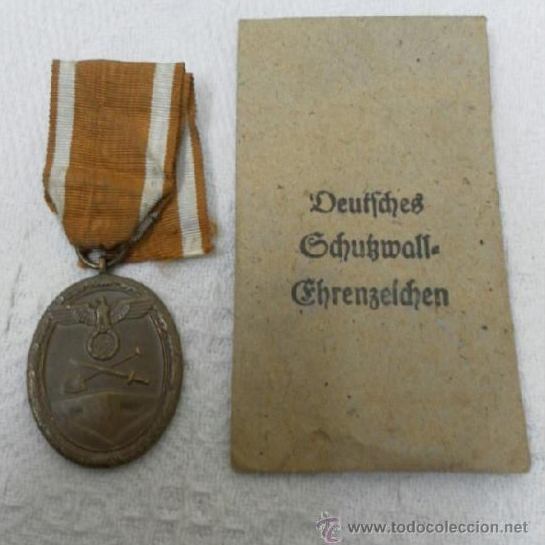 Alemania. Medalla del Muro del Atlántico. II Guerra Mundial: Catálogo de Antiga Compra-Venta