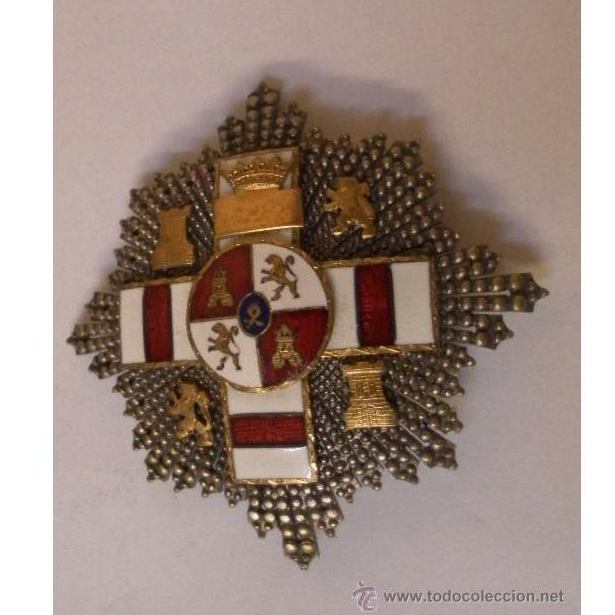 Placa Extraordinaria al Mérito Militar distintivo blanco: Catálogo de Antiga Compra-Venta