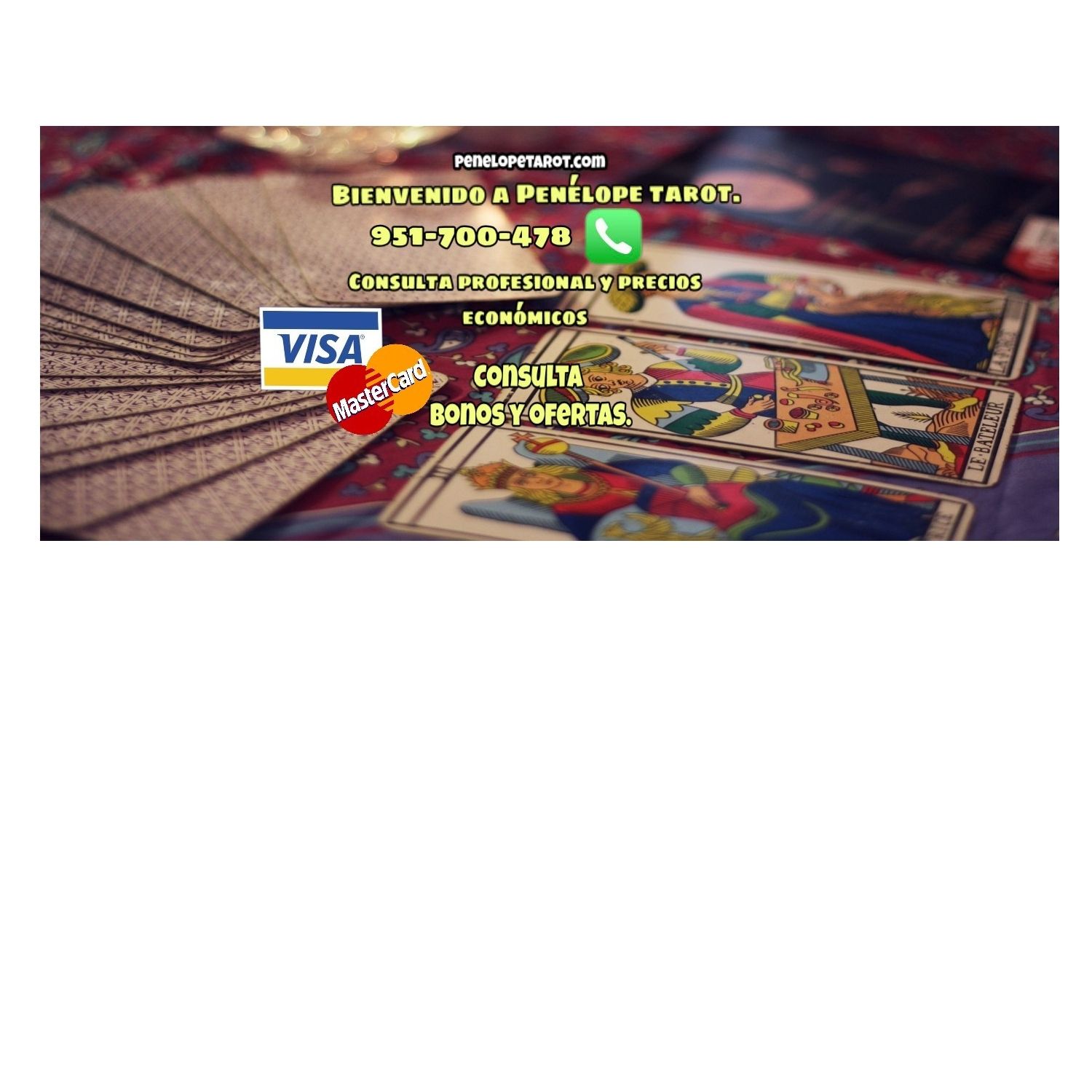 Consulta profesional: Tarot, videncia y reiki de Penélope Tarot Consulta profesional: Tarot, videncia y reiki de Penélope Tarot