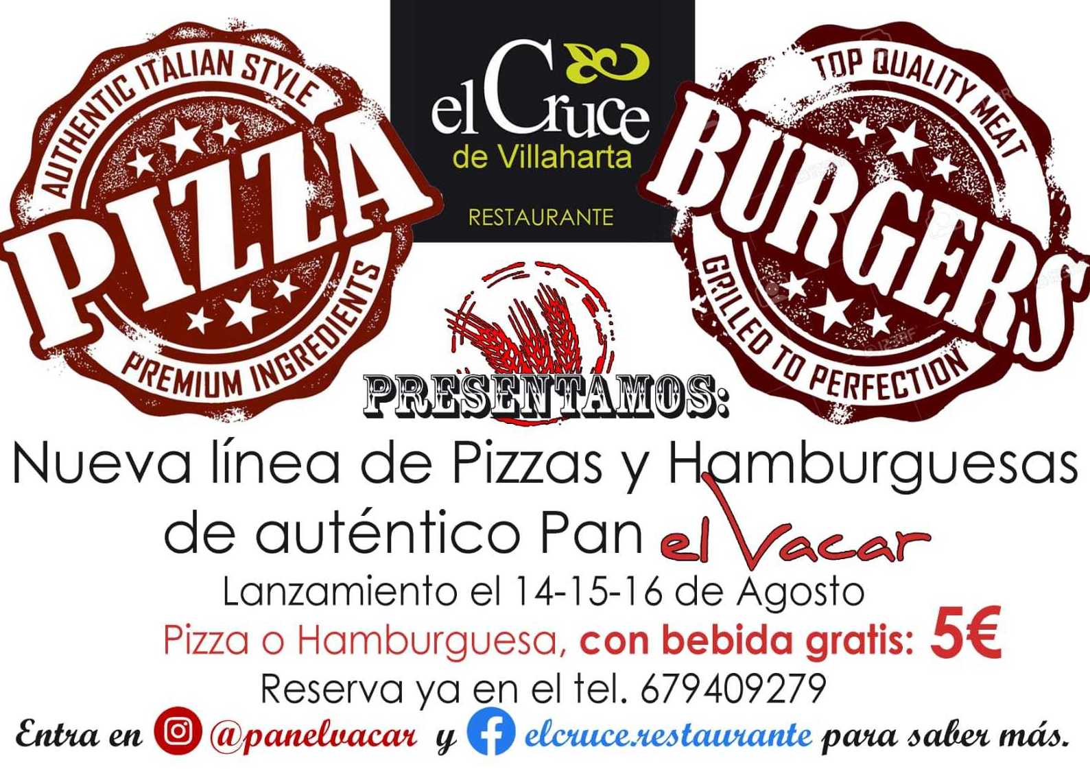 Lanzamiento Pizza & Burgers Lanzamiento Pizza & Burgers