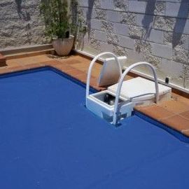 Cobertor con cajeado de escalera Cobertor con cajeado de escalera