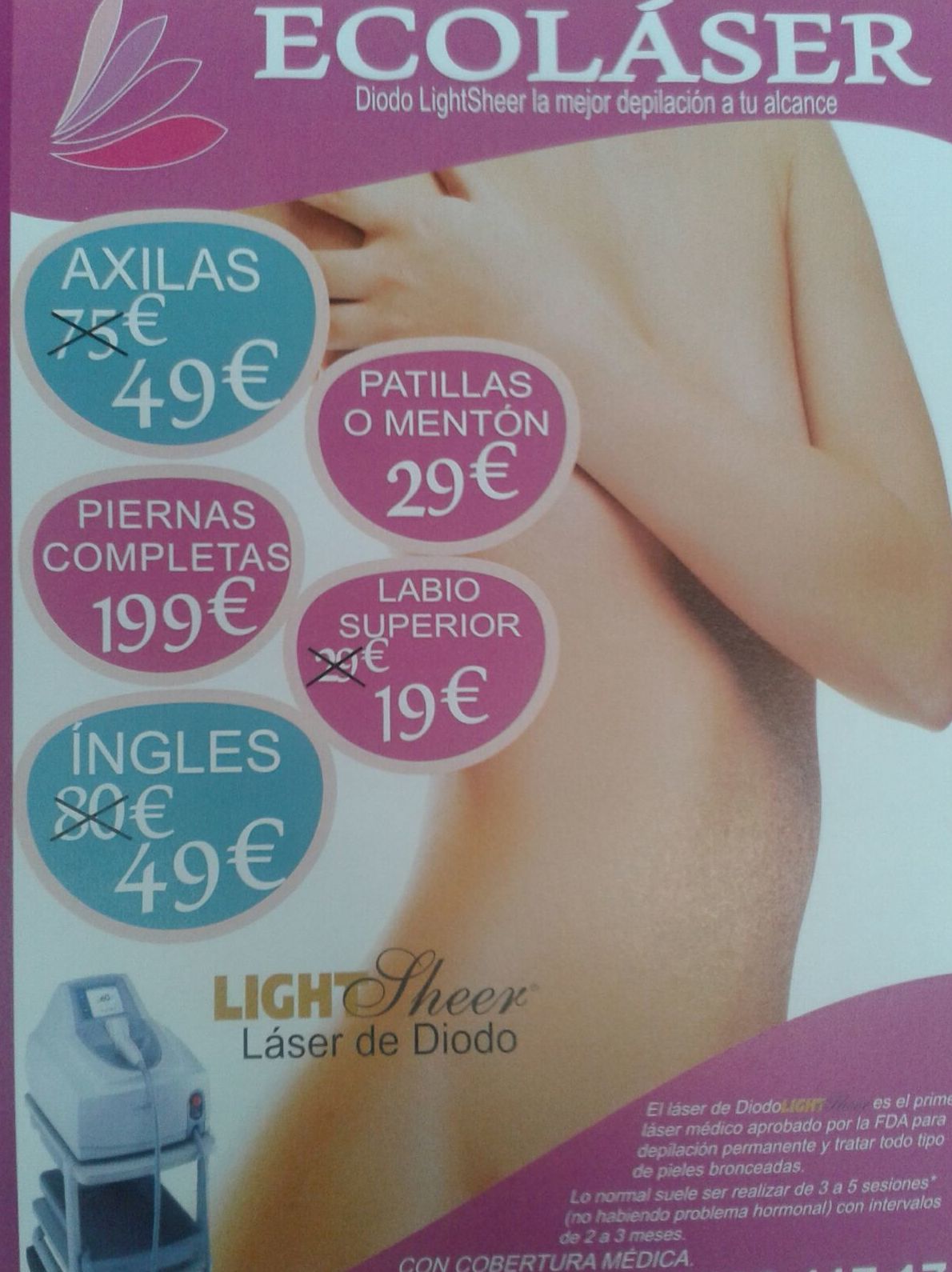 Tarifas Láser: Productos y Servicios de Centro de Estética Vaness Tarifas Láser: Productos y Servicios de Centro de Estética Vaness