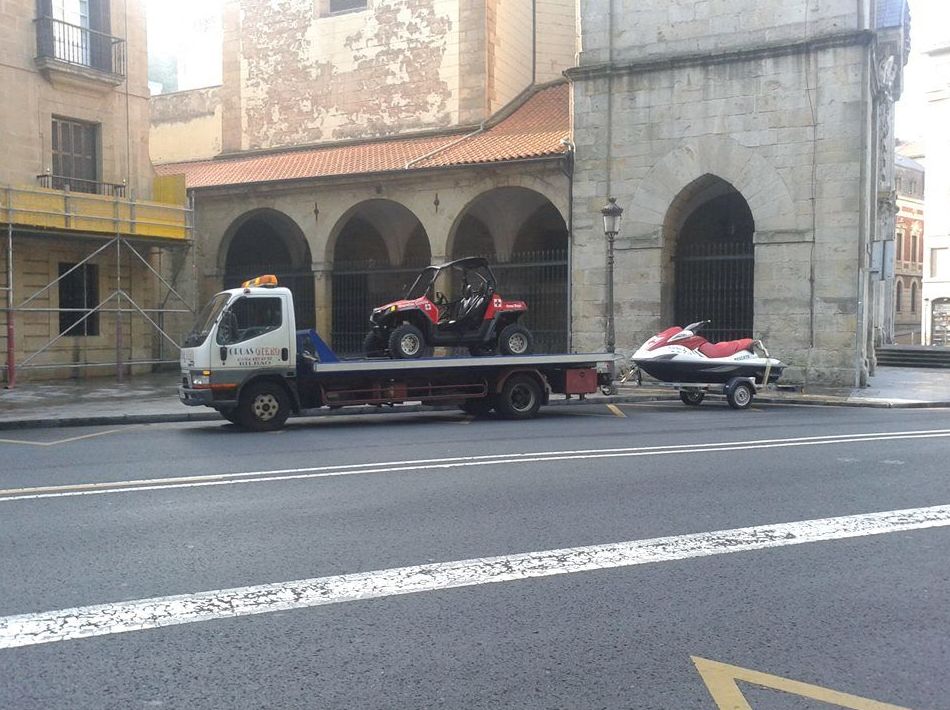 Grua plataforma para quads Grua plataforma para quads