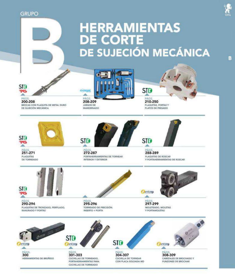 Herramienta de corte sujección mecánica: Productos de Sumaser Herramienta de corte sujección mecánica: Productos de Sumaser