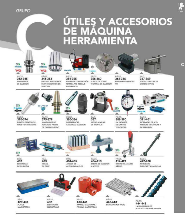 Útiles y accesorios de máquina herramienta: Productos de Sumaser Útiles y accesorios de máquina herramienta: Productos de Sumaser