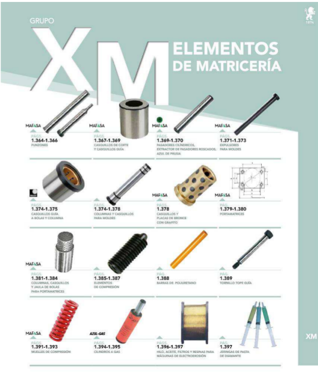 Elementos de matricería: Productos de Sumaser Elementos de matricería: Productos de Sumaser