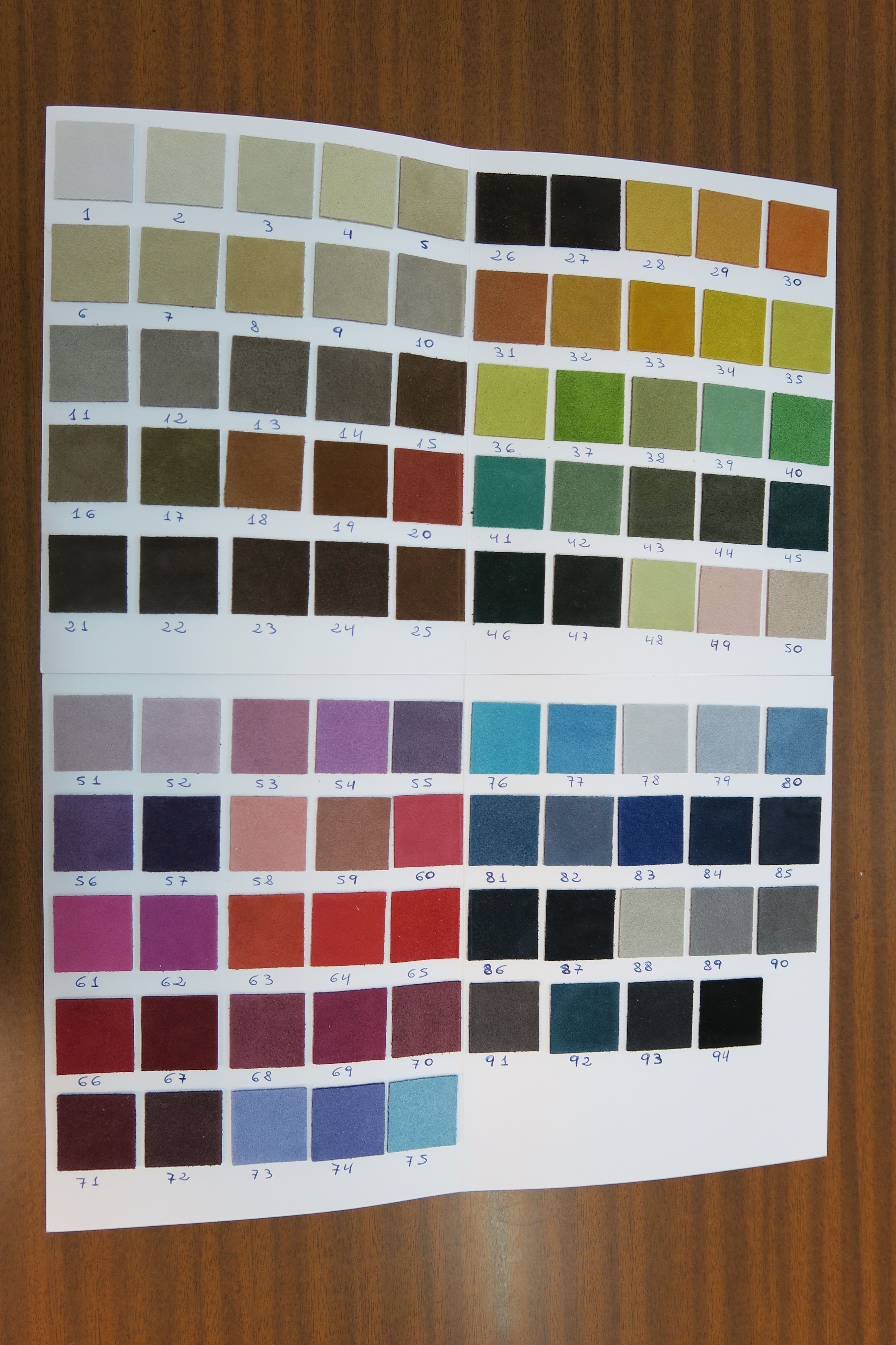 CARTA COLORES-SERRAJE CONTINUEDAD CARTA COLORES-SERRAJE CONTINUEDAD