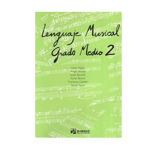 Lenguaje musical Grado Medio 2 Edit Dinsic: Productos y servicios de PENTAGRAMA Lenguaje musical Grado Medio 2 Edit Dinsic: Productos y servicios de PENTAGRAMA