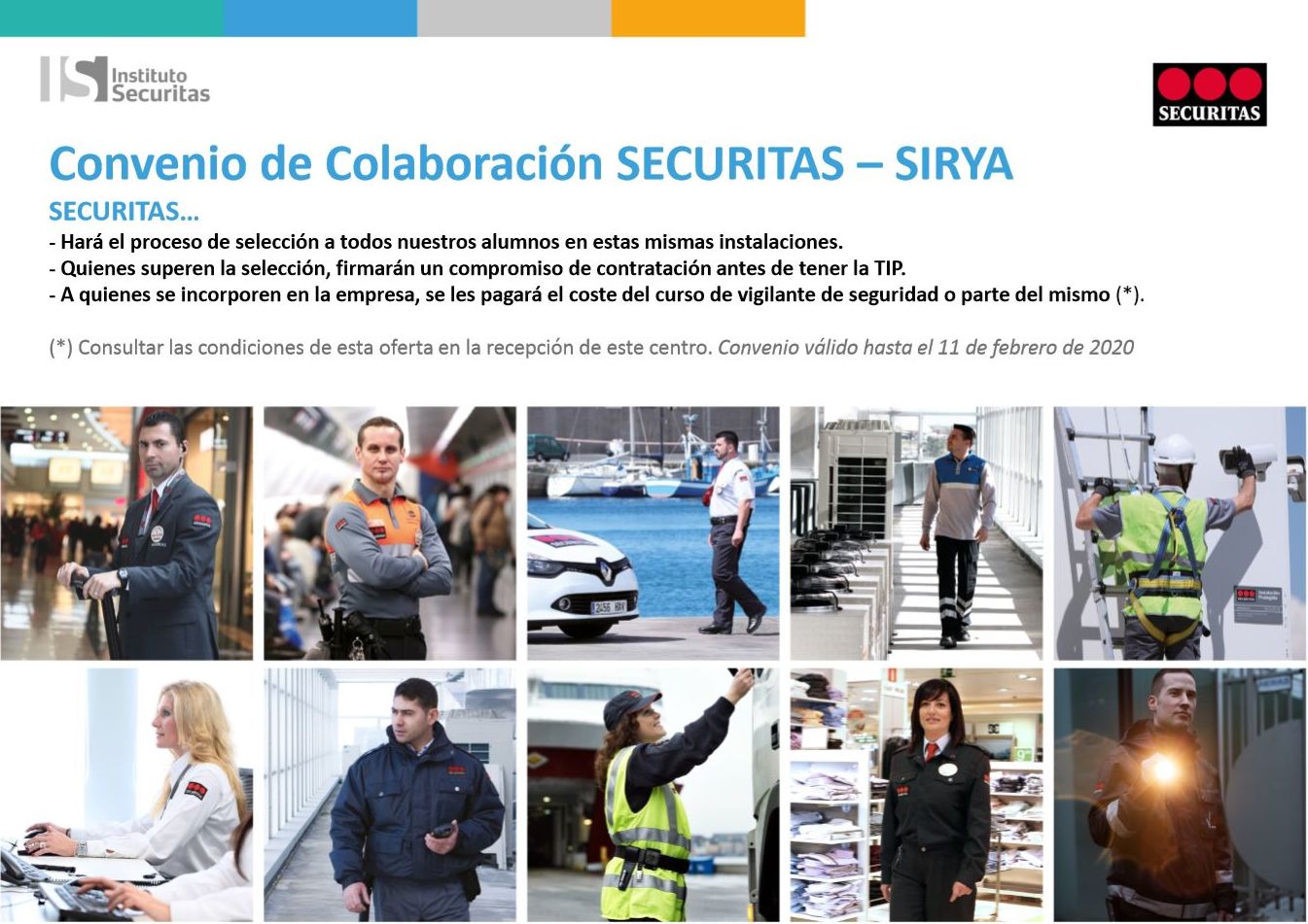 Bolsa de empleo con SECURITAS : Cursos de ICST Bolsa de empleo con SECURITAS : Cursos de ICST