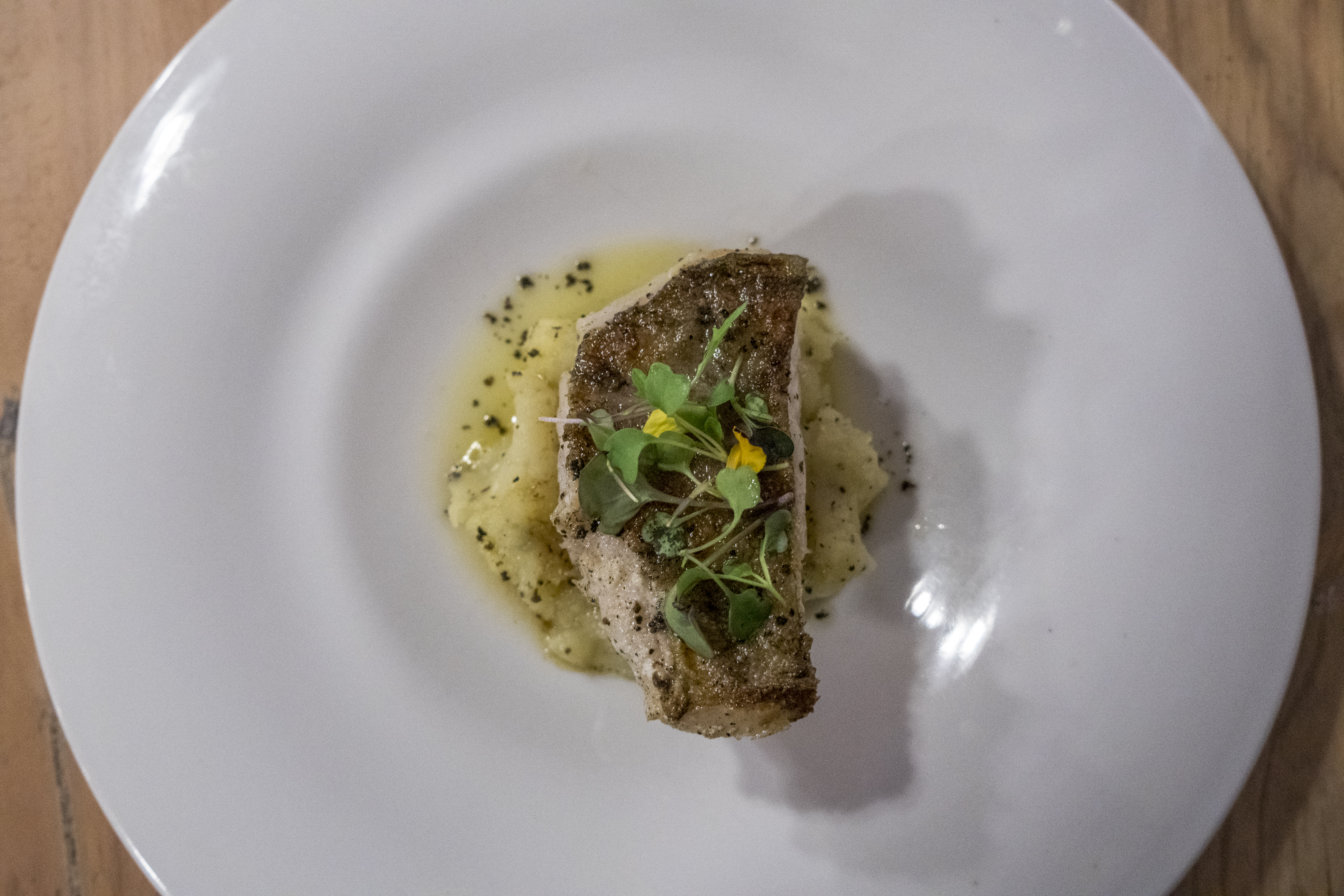 Bacalao al horno con patata trufada: CARTA y Menús de Alquimia Bacalao al horno con patata trufada: CARTA y Menús de Alquimia
