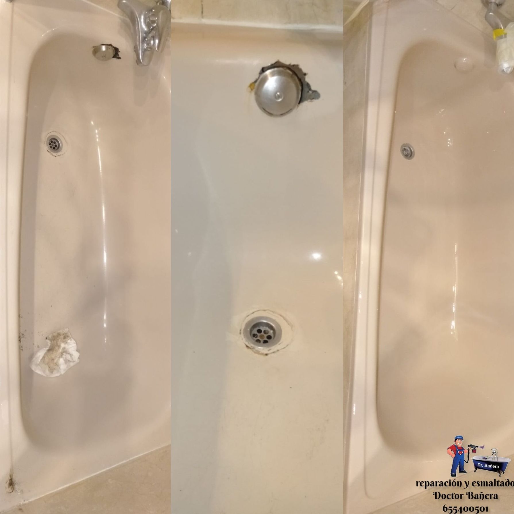 Esmaltado de bañeras y platos de ducha: Servicios de DOCTOR BAÑERA RESTAURACIONES FIVE STARS Esmaltado de bañeras y platos de ducha: Servicios de DOCTOR BAÑERA RESTAURACIONES FIVE STARS