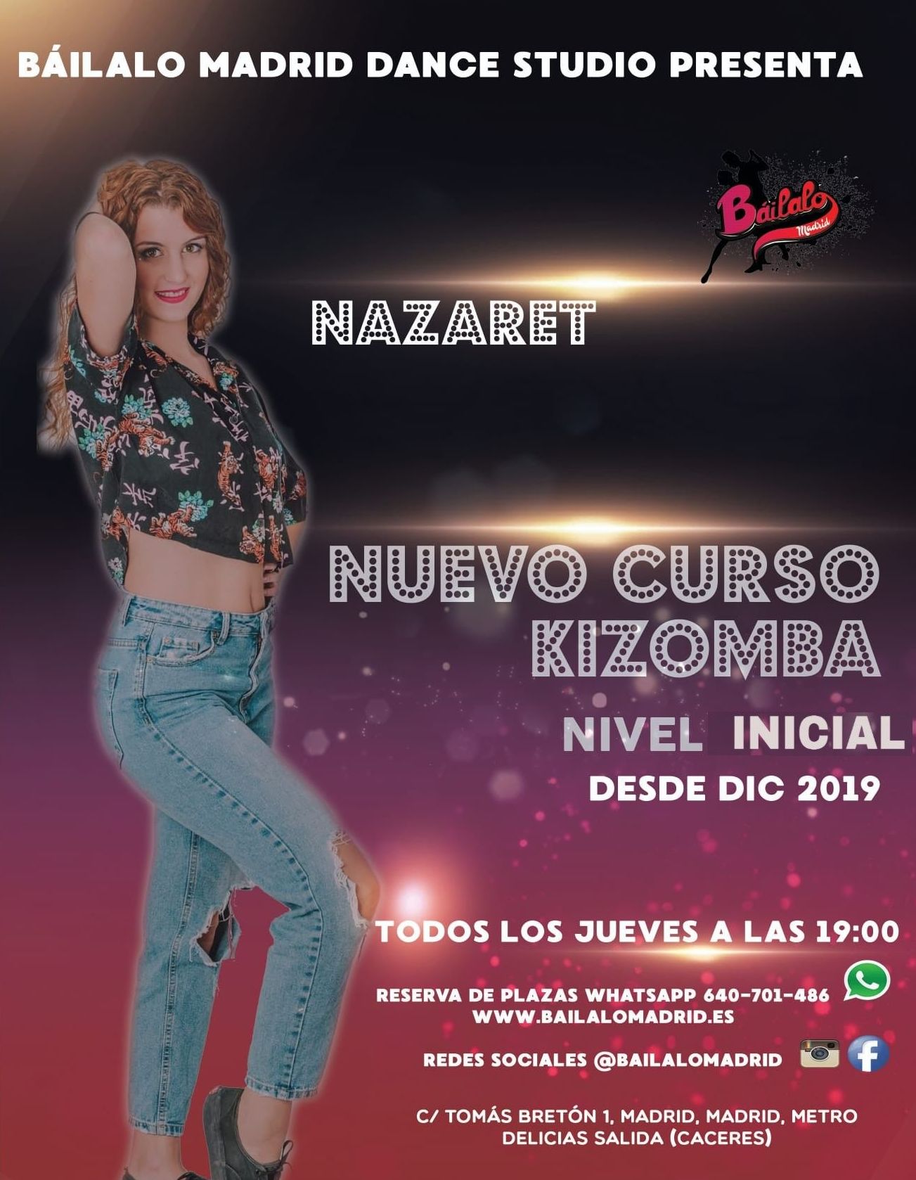 Kizomba nivel Inicio: Clases de Baile de Báilalo Madrid Kizomba nivel Inicio: Clases de Baile de Báilalo Madrid