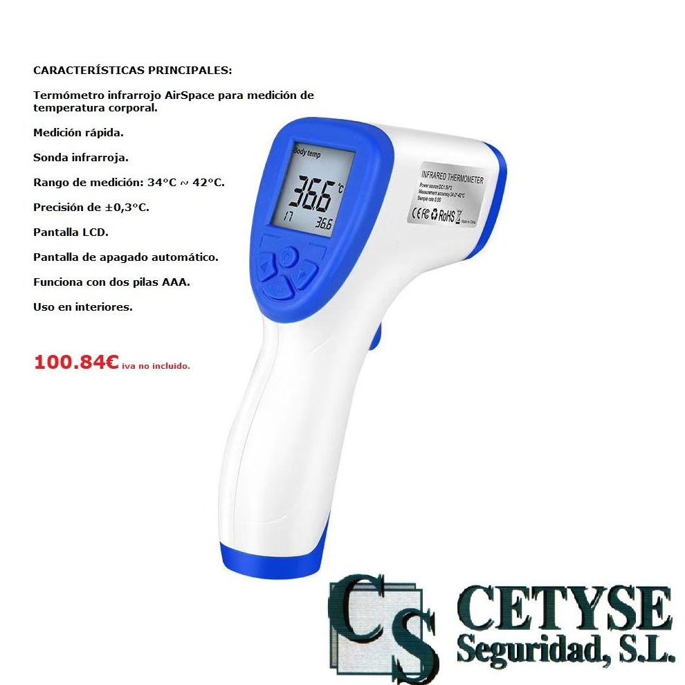 Control de Temperatura: Servicios de Cetyse Seguridad Control de Temperatura: Servicios de Cetyse Seguridad