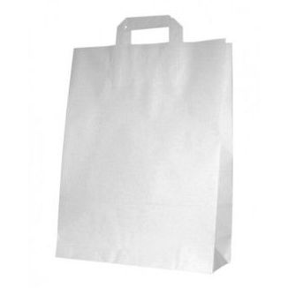 BOLSA PAPEL ASA PLANA BLANCA BOLSA PAPEL ASA PLANA BLANCA