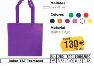 BOLSAS TST TERMOSEL: TIENDA ON LINE de Seriprint BOLSAS TST TERMOSEL: TIENDA ON LINE de Seriprint