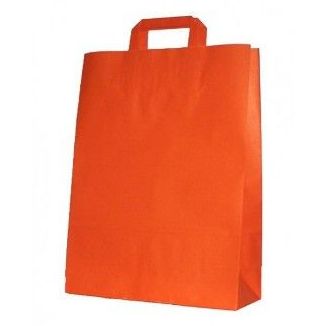 BOLSA PAPEL ASA PLANA NARANJA BOLSA PAPEL ASA PLANA NARANJA