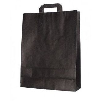 BOLSA PAPEL ASA PLANA NEGRA BOLSA PAPEL ASA PLANA NEGRA