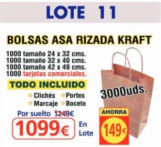BOLSA ASA RIZADA KRAFT 3000 UNDS: TIENDA ON LINE de Seriprint BOLSA ASA RIZADA KRAFT 3000 UNDS: TIENDA ON LINE de Seriprint