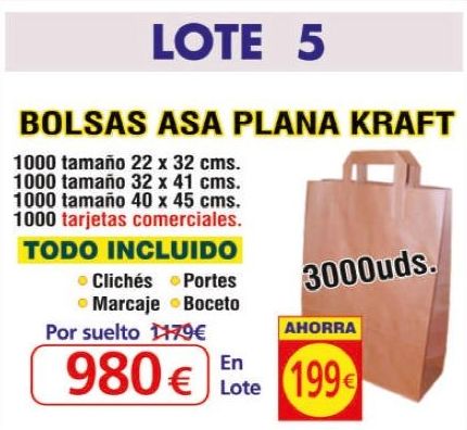 BOLSA ASA PLANA KRAFT 3000 UNDS: TIENDA ON LINE de Seriprint BOLSA ASA PLANA KRAFT 3000 UNDS: TIENDA ON LINE de Seriprint