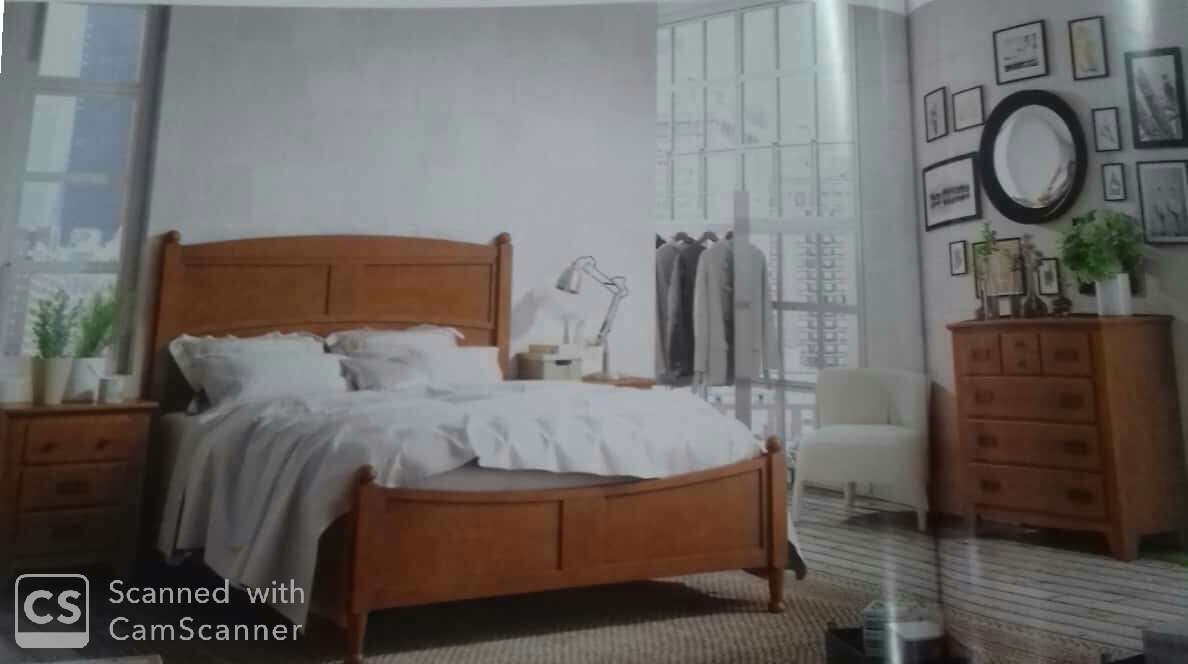 Dormitorio matrimoniol de pino clásico Dormitorio matrimoniol de pino clásico