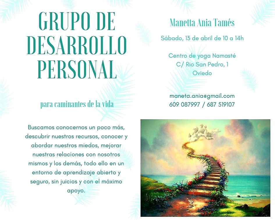 Grupos de desarrollo personal: ¿En qué puedo ayudarte? de Psicóloga Manetta Ania Tamés Grupos de desarrollo personal: ¿En qué puedo ayudarte? de Psicóloga Manetta Ania Tamés