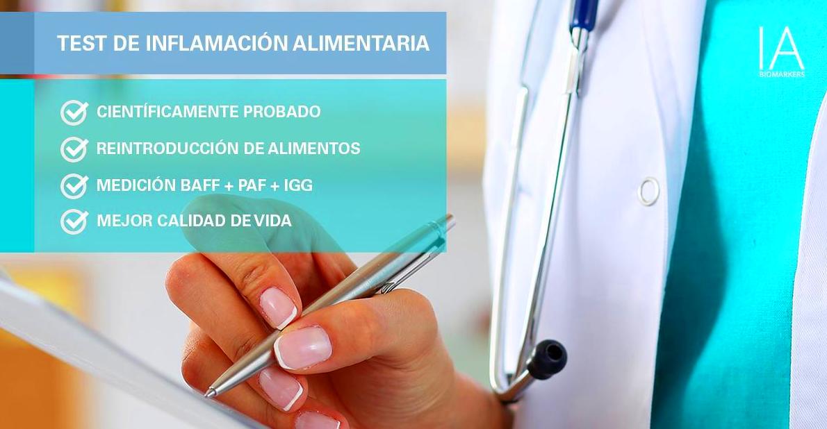 TEST DE INFLAMACIÓN ALIMENTARIA. BIOMARKERS TEST: Tratamientos de Sheanbell Natura TEST DE INFLAMACIÓN ALIMENTARIA. BIOMARKERS TEST: Tratamientos de Sheanbell Natura