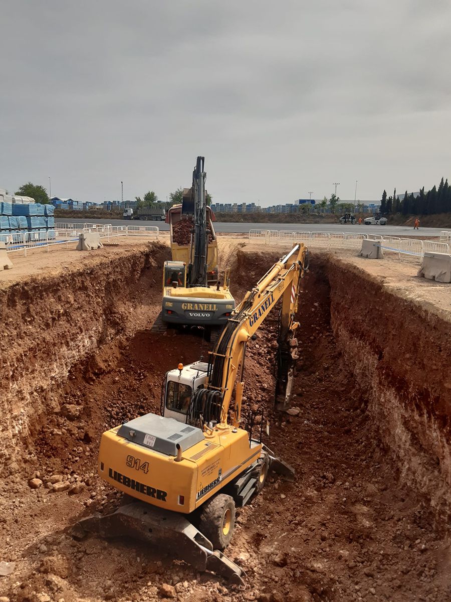 Excavaciones de tierra en Castellón