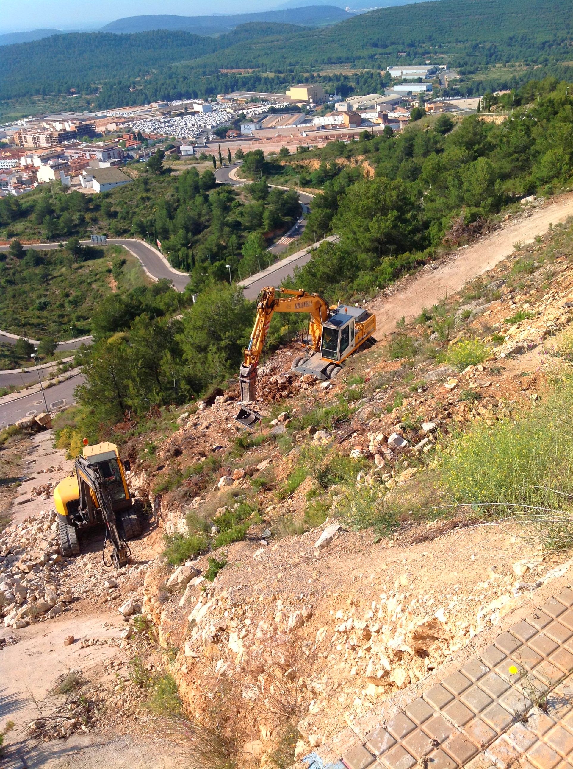 Construcción de pistas forestales en Castellón