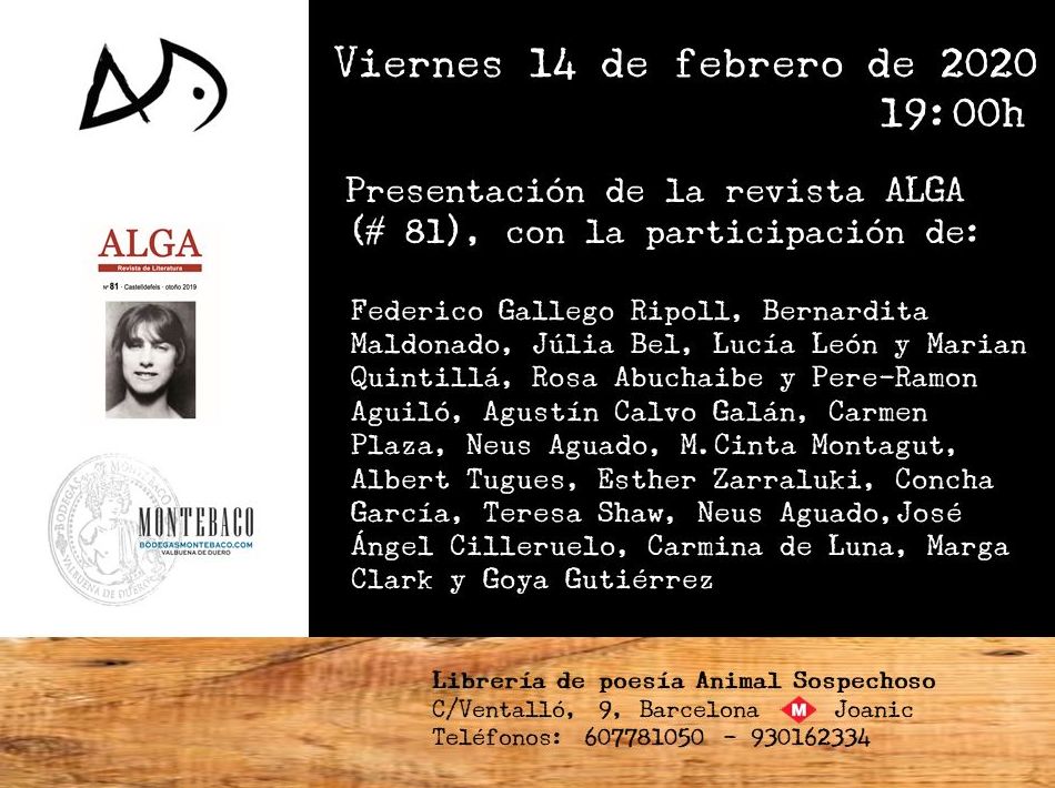 Presentación de la revista Alga Presentación de la revista Alga
