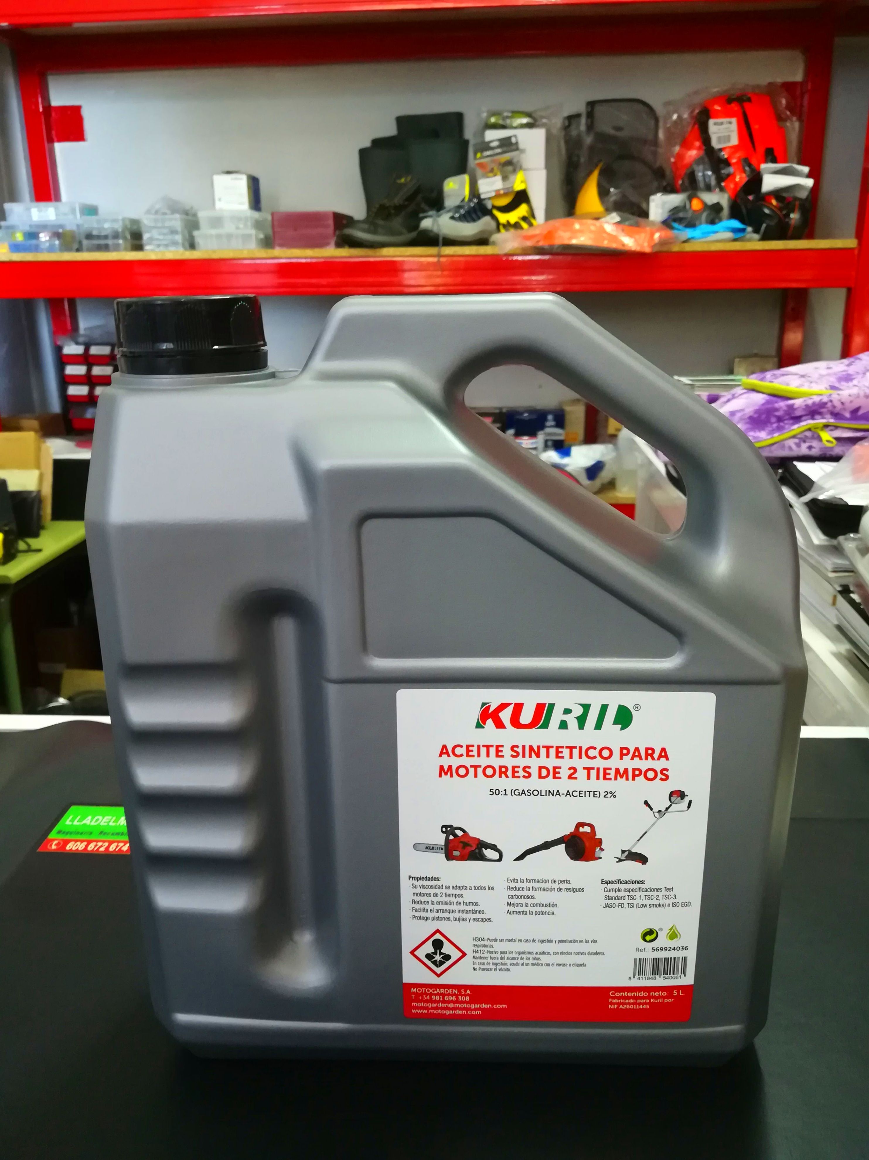 ACEITE SINTÉTICO PARA MOTORES DE 2 TIEMPOS KURIL (ENVASE 5 LITROS) ACEITE SINTÉTICO PARA MOTORES DE 2 TIEMPOS KURIL (ENVASE 5 LITROS)