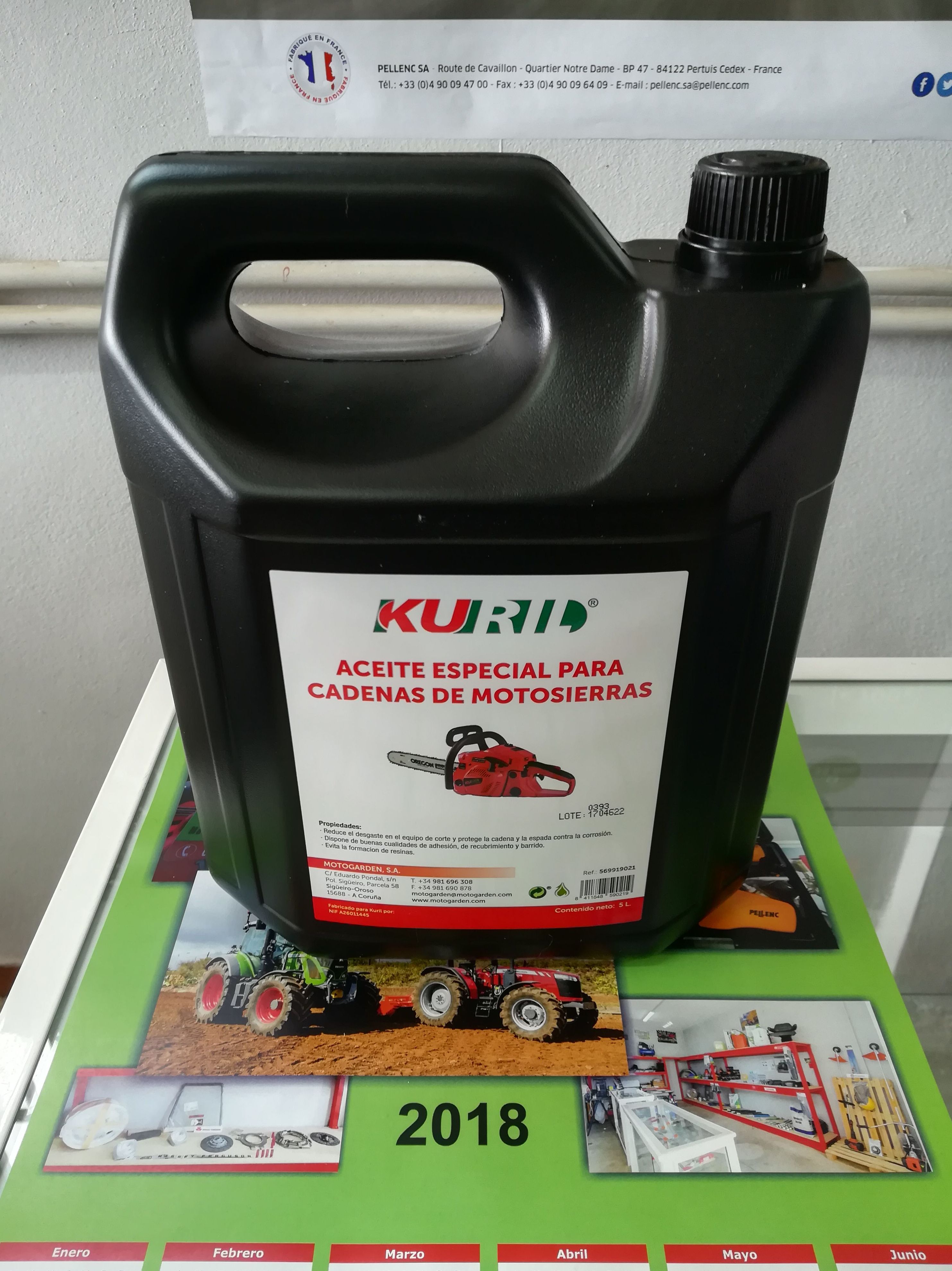 Aceite Especial para Cadenas de Motosierras (Kuril) Aceite Especial para Cadenas de Motosierras (Kuril)