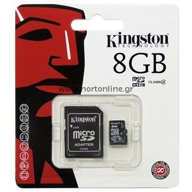 Kingston SDC4/8GB micro SD HC clase 4 8GB : Productos y Servicios de Stylepc Kingston SDC4/8GB micro SD HC clase 4 8GB : Productos y Servicios de Stylepc