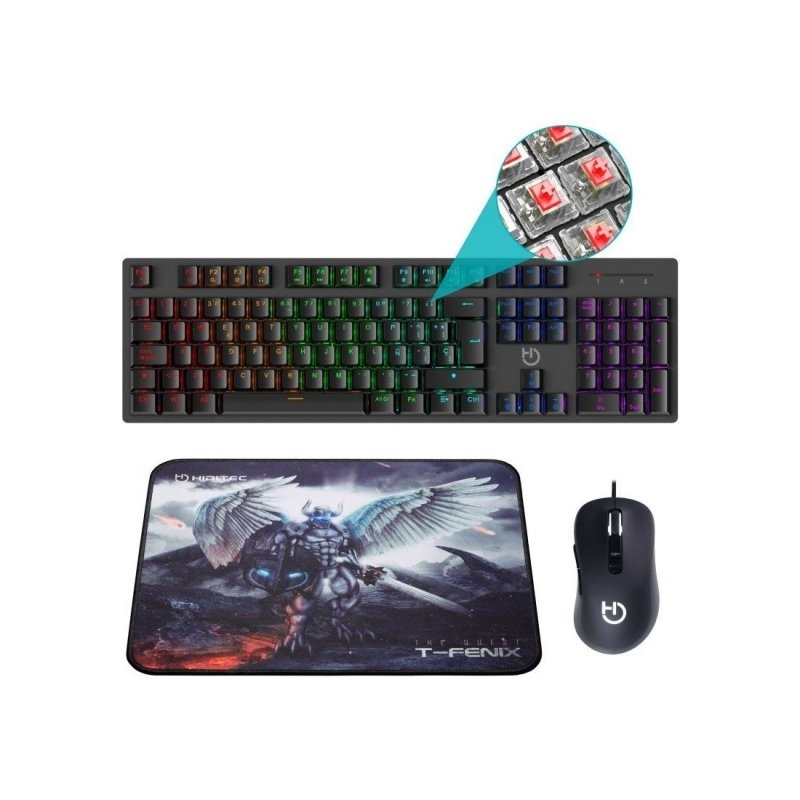 Hiditec Combo Gaming GK400 Tecl+Rat+Alfombrilla: Productos y Servicios de Stylepc Hiditec Combo Gaming GK400 Tecl+Rat+Alfombrilla: Productos y Servicios de Stylepc