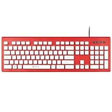 NGS Teclado USB Clipper 104 teclas membrana Rojo : Productos y Servicios de Stylepc NGS Teclado USB Clipper 104 teclas membrana Rojo : Productos y Servicios de Stylepc