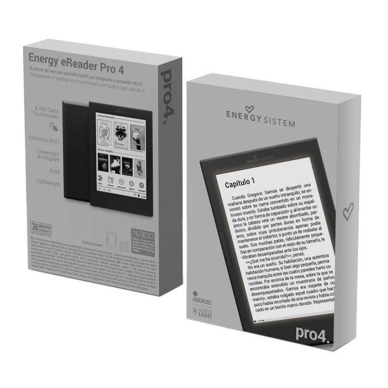 Energy Sistem ebook eReader Pro 4 6" Tactil Luz: Productos y Servicios de Stylepc Energy Sistem ebook eReader Pro 4 6" Tactil Luz: Productos y Servicios de Stylepc