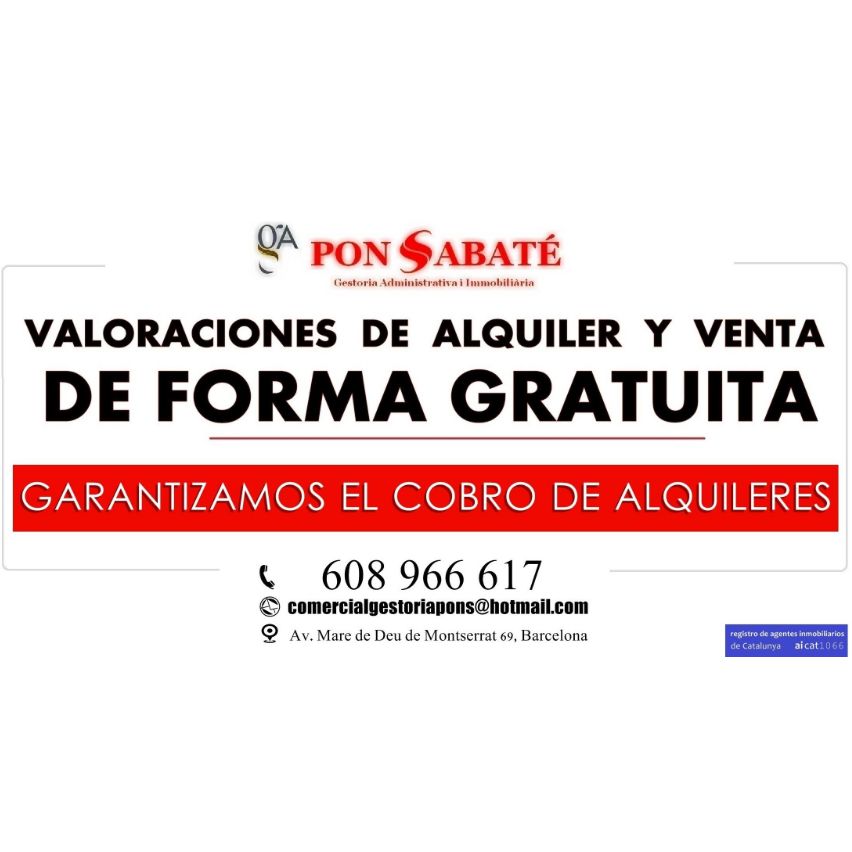 Valoración de inmuebles: Servicios de Pons Sabaté Valoración de inmuebles: Servicios de Pons Sabaté